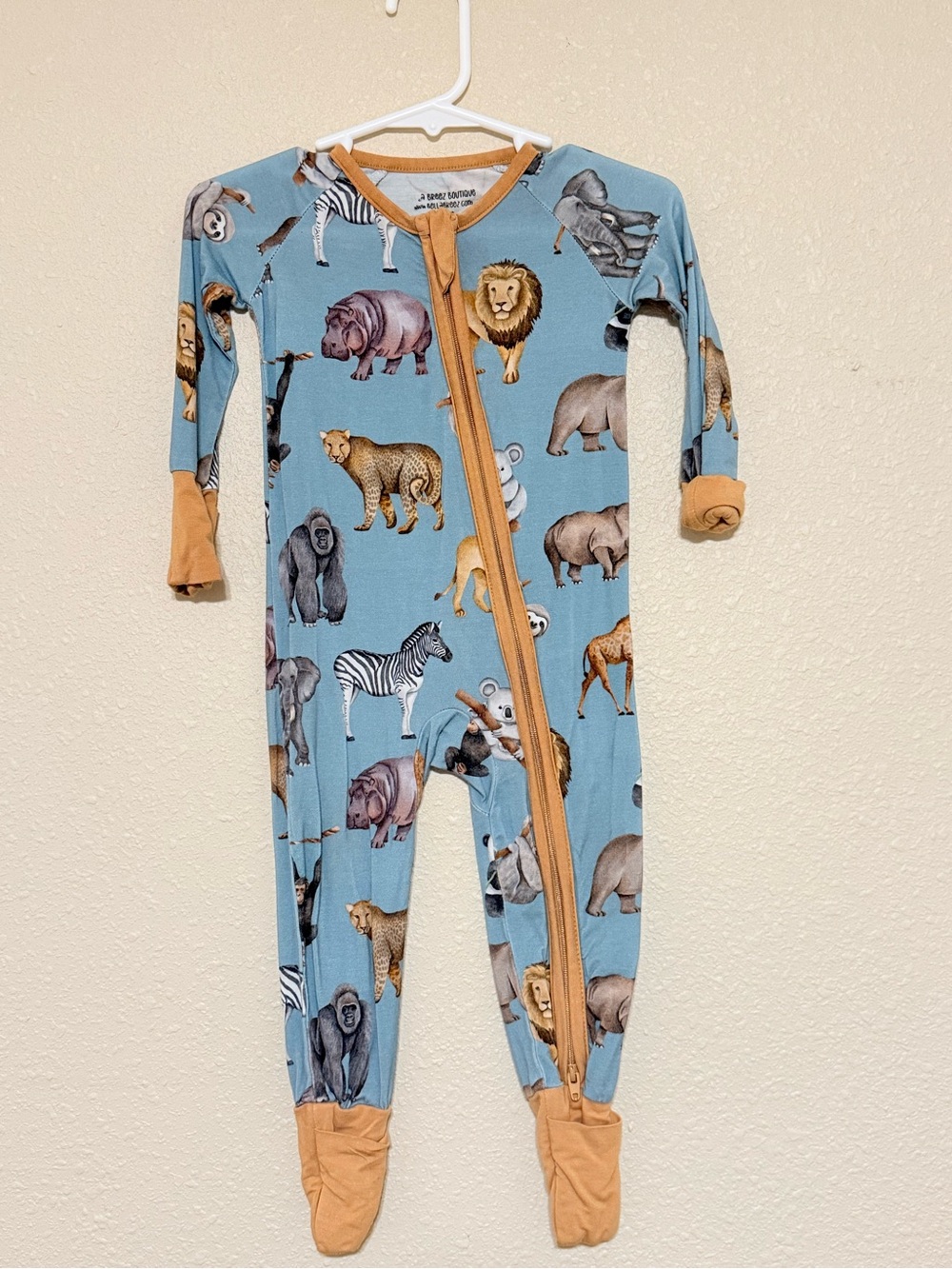 Animal Safari Print Bamboo Pajamas